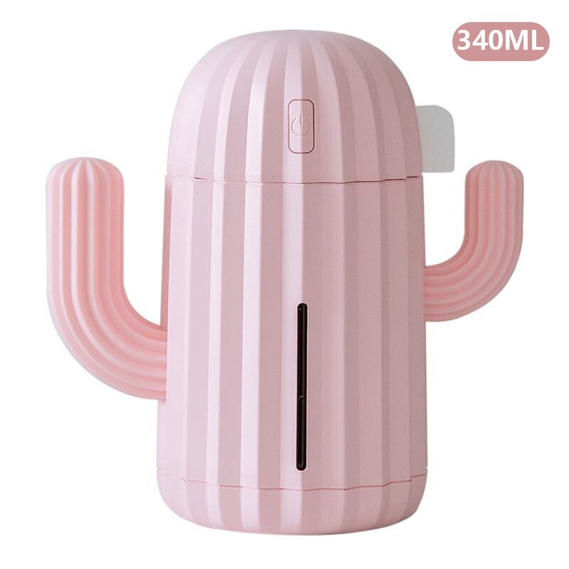 Humidificador de aire de 340ml, Mini difusor de aromaterapia, humidificador de plantas para el hogar, difusor inalámbrico recargable, generador de niebla fría: 02
