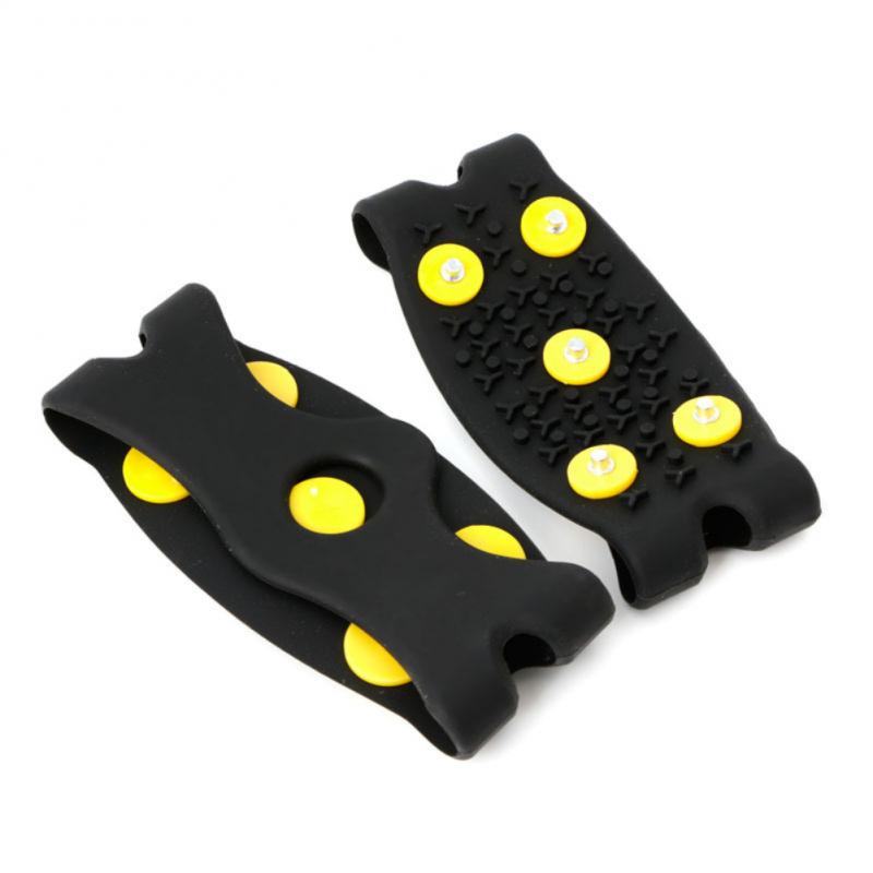 Anti Slip Stijgijzers Sneeuw Ijs Klimmen Spikes Gripper Cleats 5-Stud Schoenen Cover Inlegzolen Camping &amp; Wandelen Sport &amp; entertainment