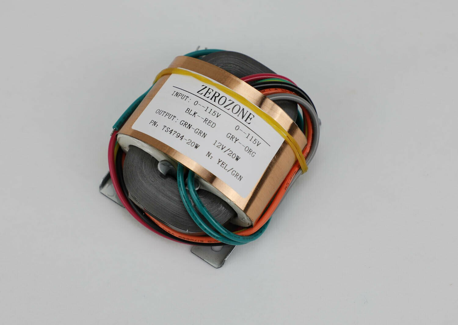 DIYERZONE 20VA Pure Copper R-core Transformer 6V / 9V /12V /15V/ 18V L16-2-1