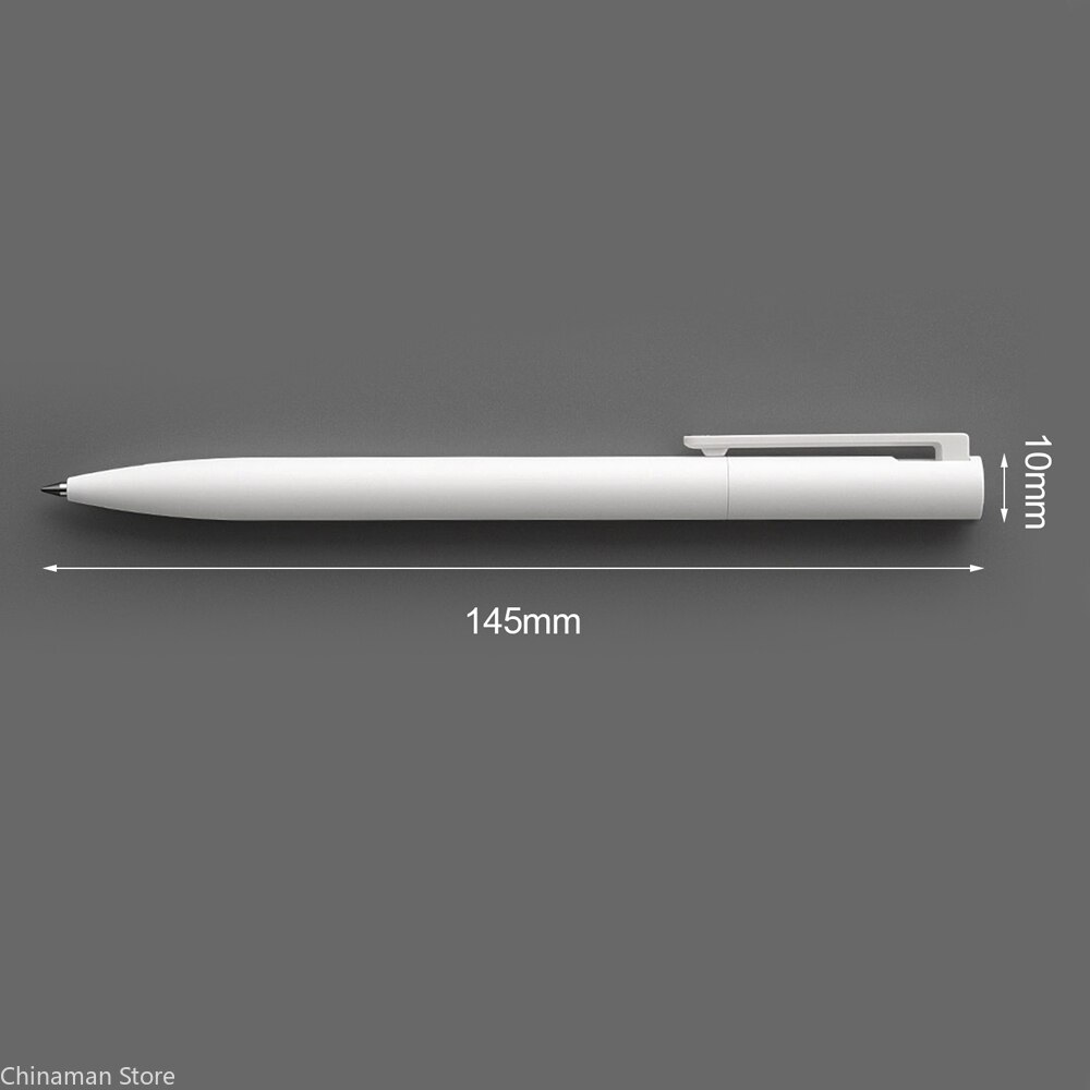 Original Xiaomi Mi Gel Pen MI Pen 9.5mm No Cap Bullet Black Pen PREMEC Smooth Switzerland Refill MiKuni Japan OEM Black Blue Ink