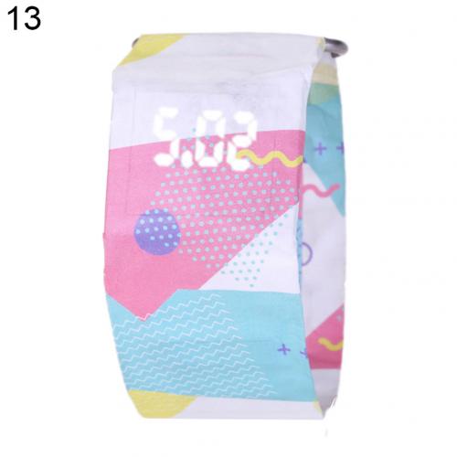 Waterdichte unisex studenten led licht digitaal display papieren horloge horloge paar reloj inteligente mujer часы женские: 13