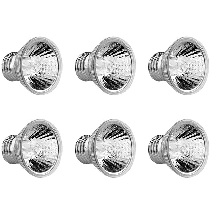 Practical 50W UVB Bulb UVA Light Halogen Basking Bulb Reptilian Lamp Lizard Lamp E27 Lamp Spot Lamp Full Spectrum Sun Lamp: Default Title