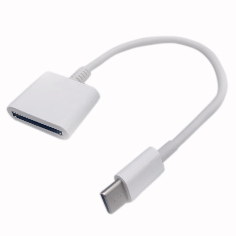 Lämplig för apple 4- till typ-c gränssnittsadapter, apple 30- pin till typ-c adapter, apple laddningskabel