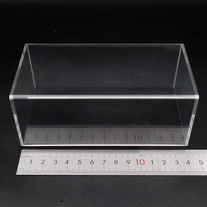 Model Car Acrylic Case Display box Transparent Dustproof with Black Base 1/64 1/43 1/32 1/18 1/24: 43 14cmx7.3cmx5.5cm