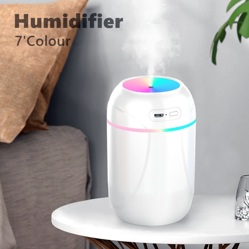 260Ml Slaapkamer Ultransonic Air H2o Luchtbevochtiger Aromatische Vaporizer Auto Usb Humidificador Geur Geur Geur Diffuser Mist Maker