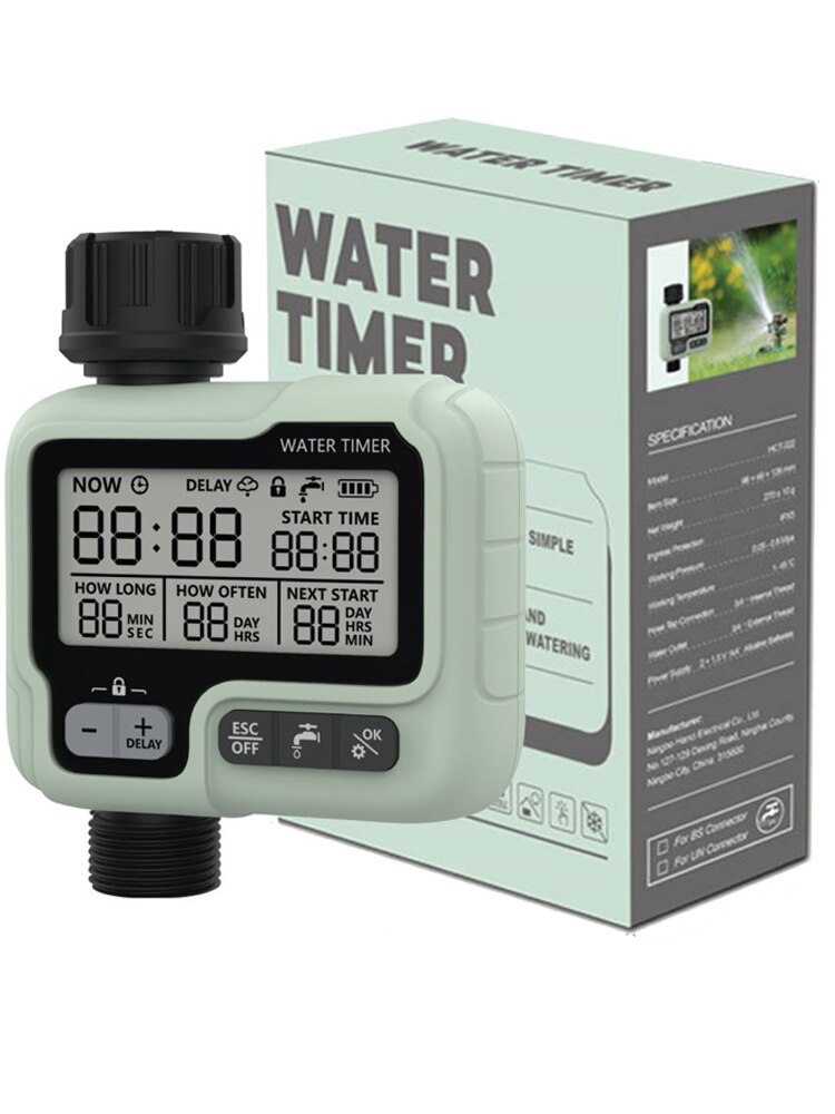 Watering Timer with Rain sensor Irrigation Timer Waterproof Water Level Sensor Automatic Watering System Irrigation Controller: Timer 322