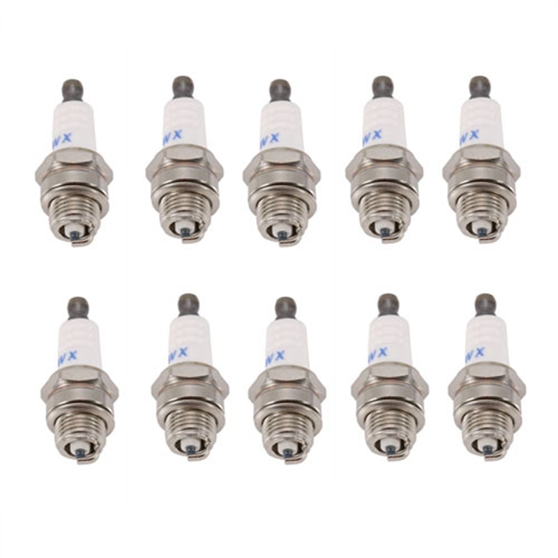 10 stk mini plæneklipper tændrør  l7tc br2lm til briggs stratton motorer 55 mmx 22mm