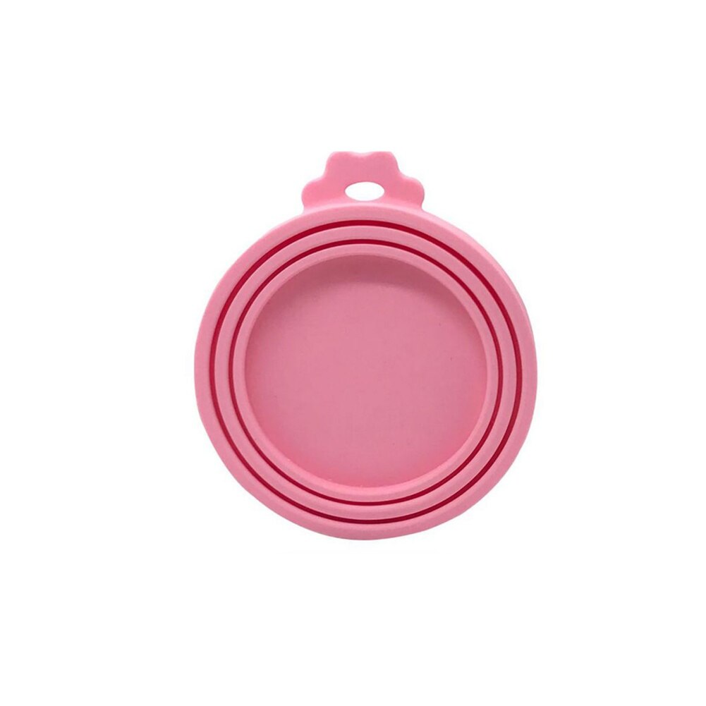 3 In 1 Reusable Food Storage Lid Keep Fresh Tin Cover Cans Cap Pet Can Box Cover Silicone Can Lid Kitchen Sealing Supplies