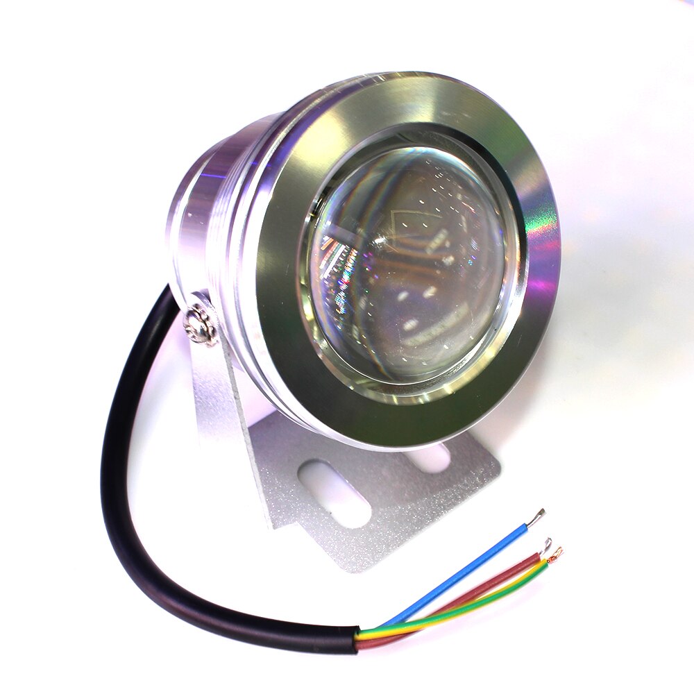 10w dc12v led onderwaterverlichting fonteinlamp led zwembad vijververlichting waterdicht  ip68 bolle glazen rood groen blauw warm wit rgb