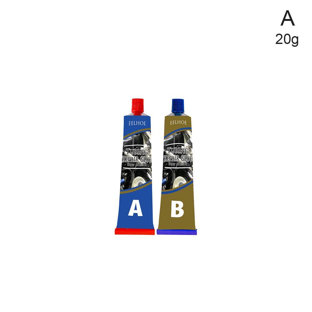 Agente reparador de Metal, pasta de reparación Industrial, pegamento resistente al calor, pasta de reparación de metales en frío A & b 20/50/80/100G: 20g