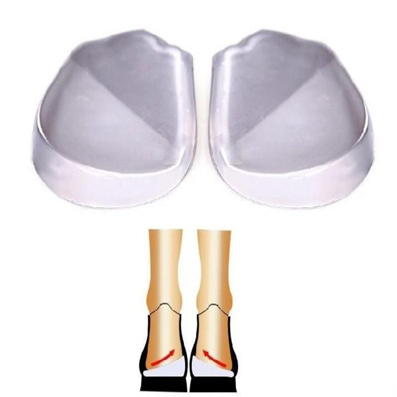 2pc Shoe Insert Orthopedic Insoles Back Pad Heel Cup For Calcaneal Pain Health Feet Care Support Spur Feet Cushion Pads