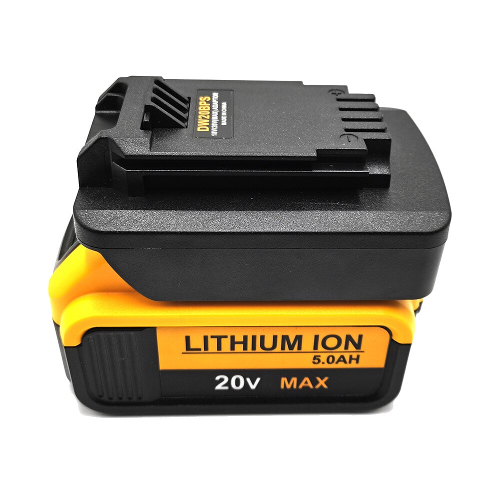 Battery Adapter for Dewalt 18V/20V Lithium Battery Converted to Black&amp;Decker Porter Cable Stanley 18V 20V Battery Tool