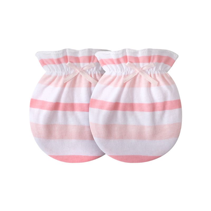 Baby Anti Krassen Handschoenen Pasgeboren Bescherming Gezicht Katoen Scratch Wanten Gxmb