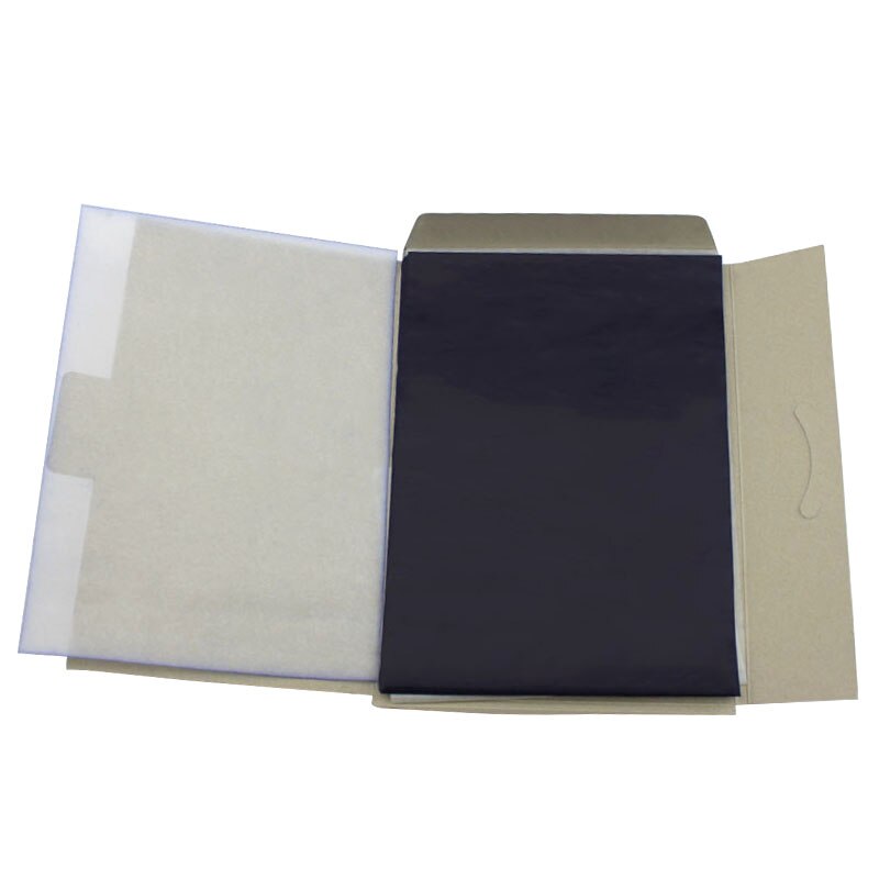 50pcs Blue Double Sided Carbon Paper 48K Thin Type Stationery Paper Finance Carbon Paper Office School Stationery