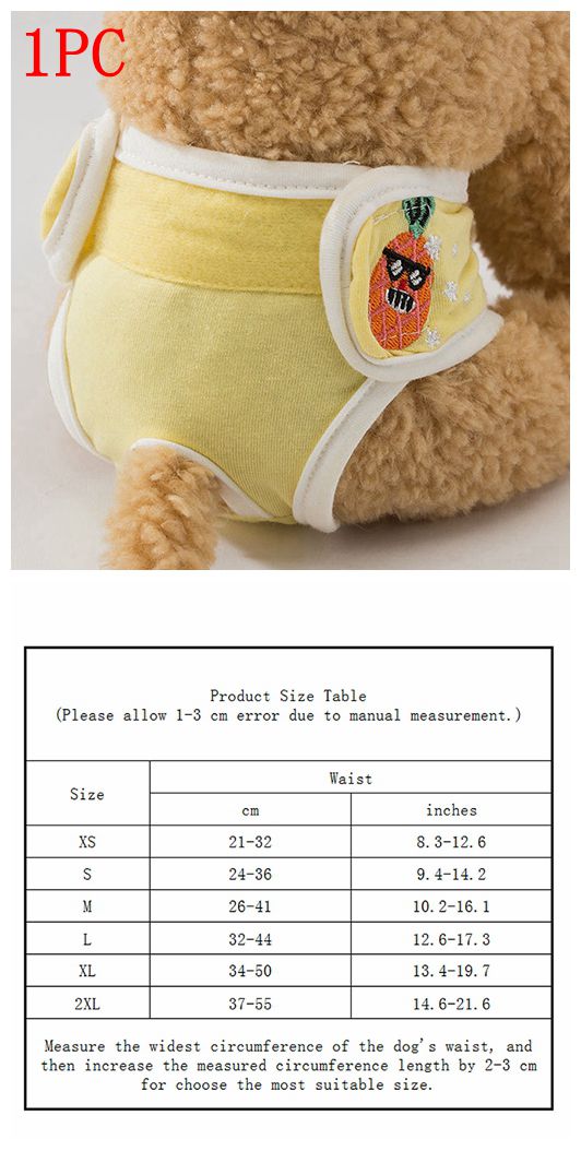 30 stk hundebleer til hunde hanhunde hygiejnebukser med seler små engangsbleer til kæledyr hundebleer: B01-(1 stk )-166 / S -1 stk