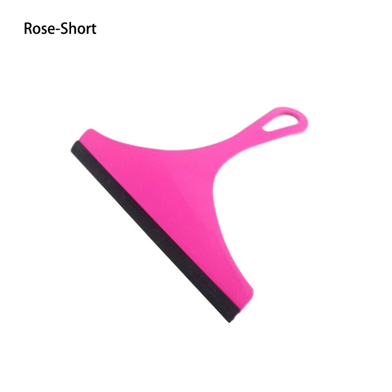 Cepillo limpiacristales para limpieza de ventanas, limpiador de escobilla de aire, raspador de lavado para el Hogar, baño, coche, herramienta de limpieza, accesorios de cocina: Rose-Short