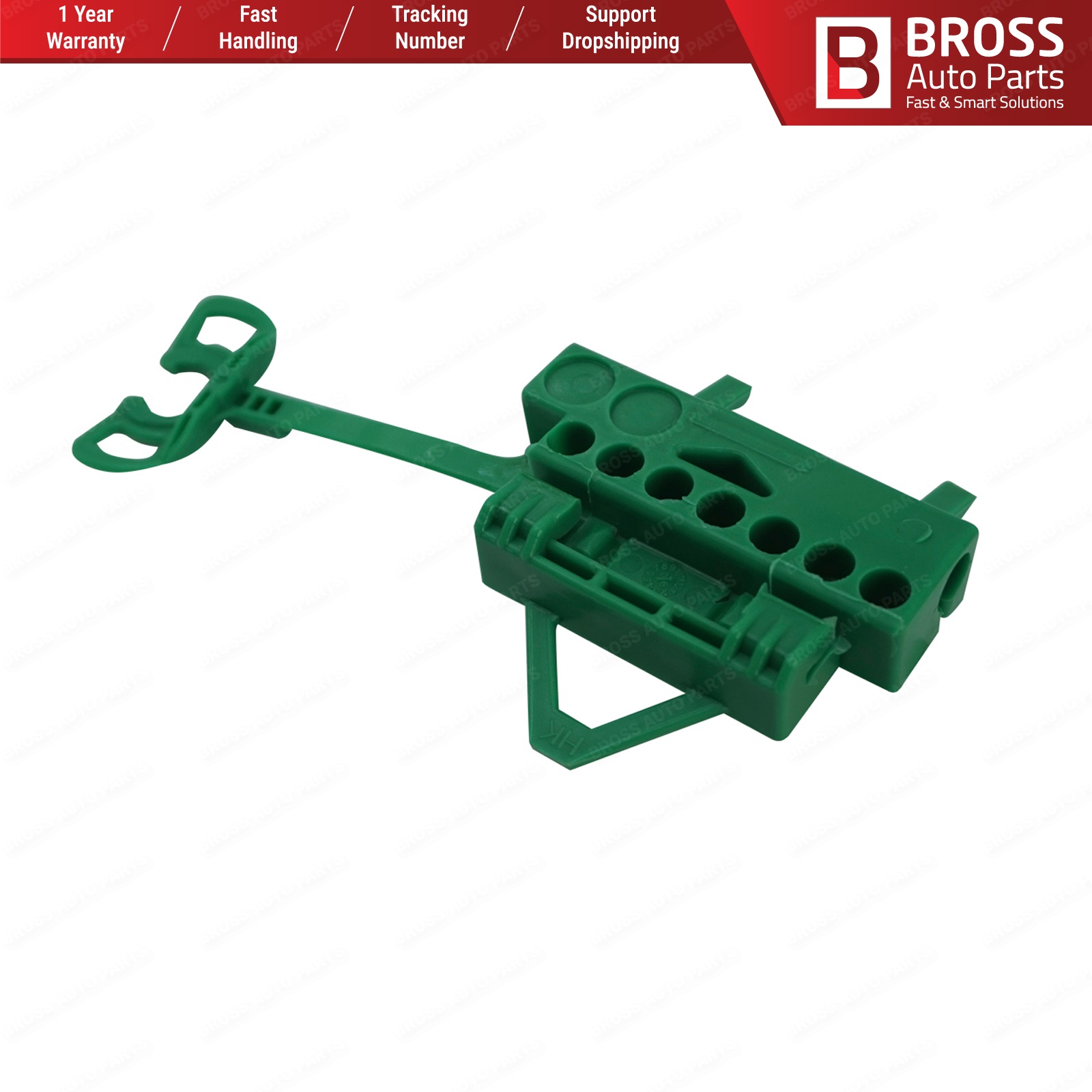 Bross Auto Parts BWR164 Electrical Power Window Regulator Clip Front Left Door 51892561, 5189652 for Fiat Linea 2007