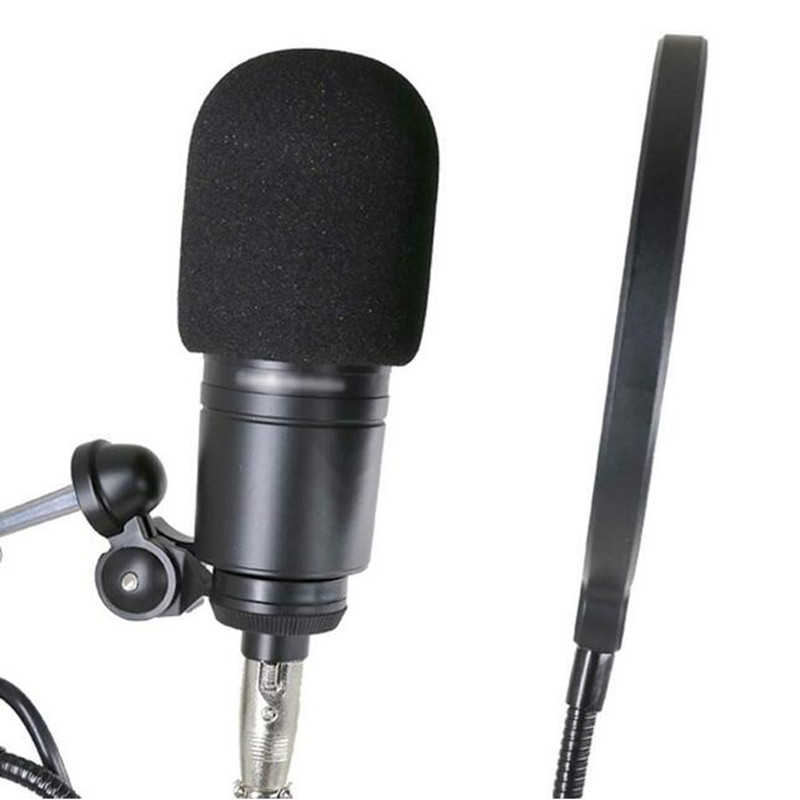 1PC AT2020 Mic Windscreen Cover,Windproof Foam Pop Filter for Audio Technica ATR2500 AT2035 AT2050 AT4040 Microphone Windshield