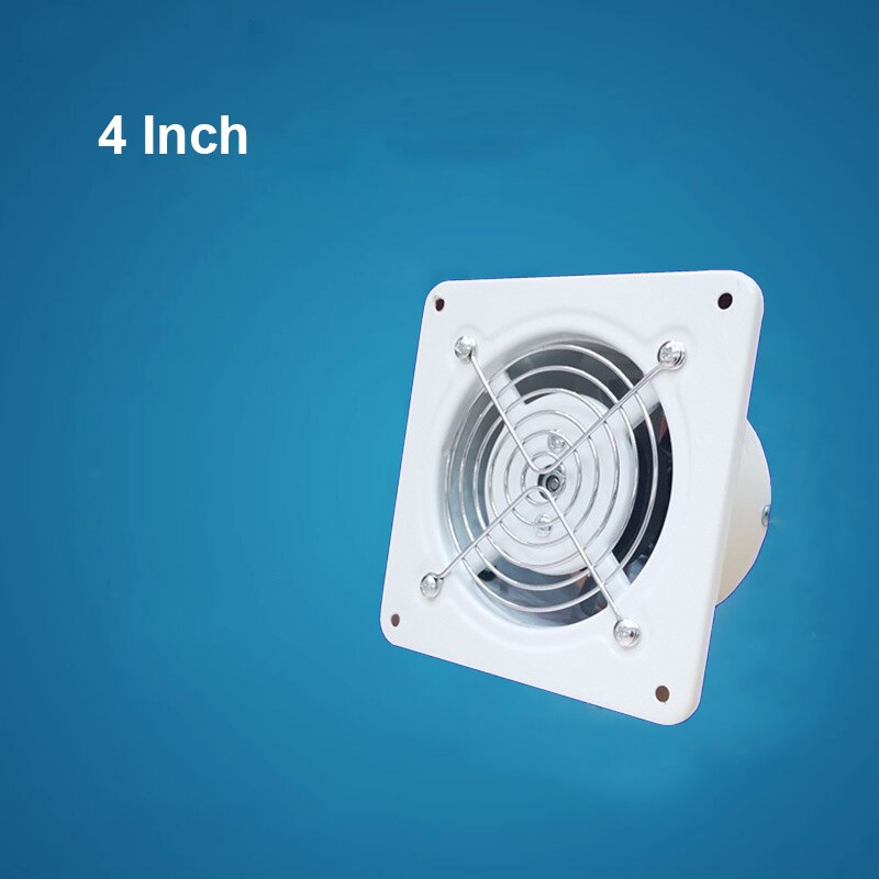 4 Inch Inline Duct Ventilator Lucht Ventilator Metalen Pijp Ventilatie Ventilator Mini Extractor Badkamer Ventilator Wc Muur Fan 100mm 220V