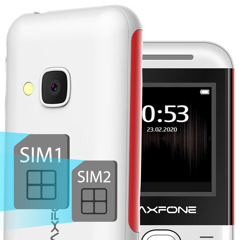 M3 Push Button telefon komórkowy 1.44 Cal Dual Sim podstawowa duża klawiatura latarka kamera MP3 Radio FM BigHorn tanie telefon komórkowy