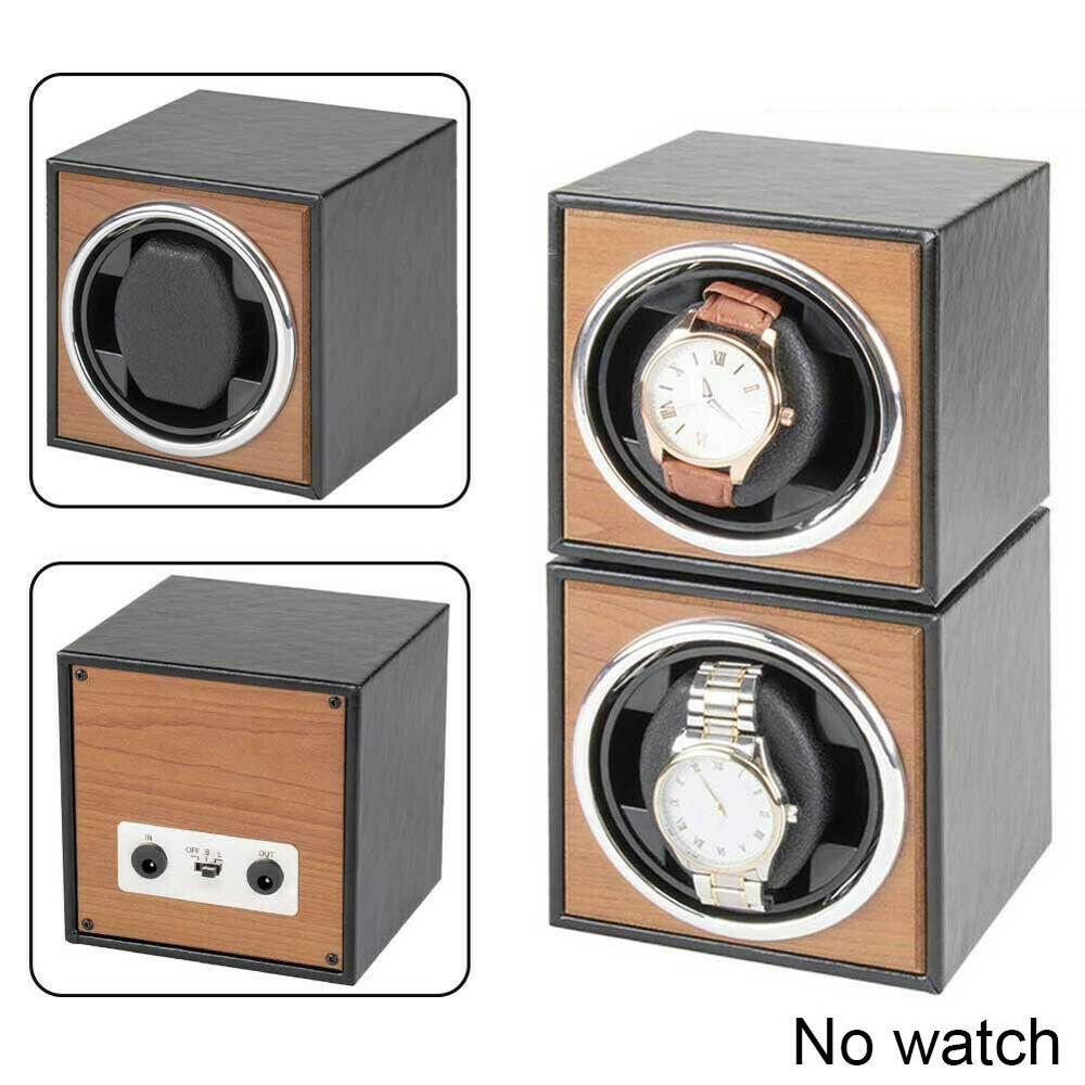 Horloge Winder Voor Automatische Horloges Versie 4 + 6 Houten Horloge Accessoires Horloges Opslag Collector 3 Rotatie Modus enkele