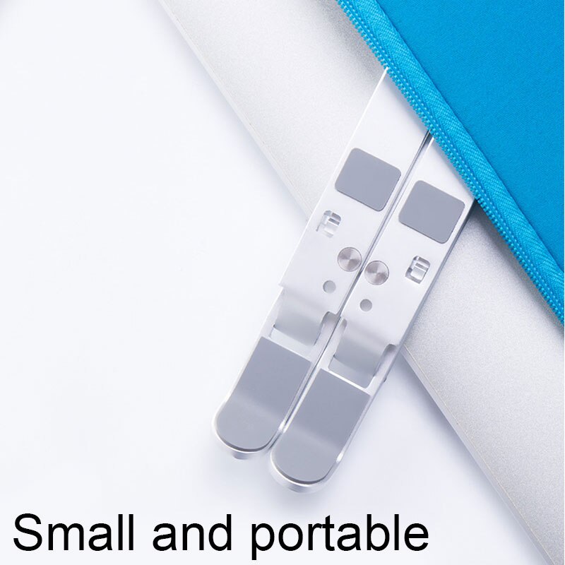 Laptop Stand Portable Notebook Holder Adjustable Foldable Ventilated Desk Tablet Aluminum Rack Health99