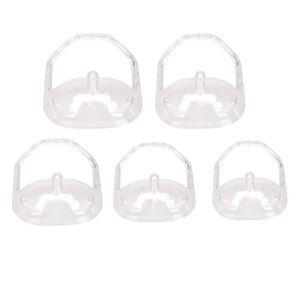 5 stuks/partij salon snorren baard styling sjabloon baard shaper sikje snor verzorgingstool: Transparant