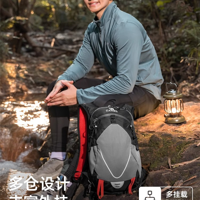 GOLDEN CAMEL Hiking Backpacks Men Women Mountaineering Bags for Men Sport Schoolbag Cross-country Running Cycling Outdoor Travel