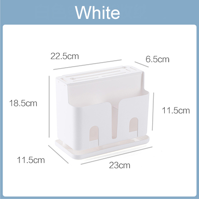 Porta coltelli da cucina porta bacchette porta riso Scoop Block Stand cucchiaio portaoggetti cucina utensili da cucina organizzatore: WHITE