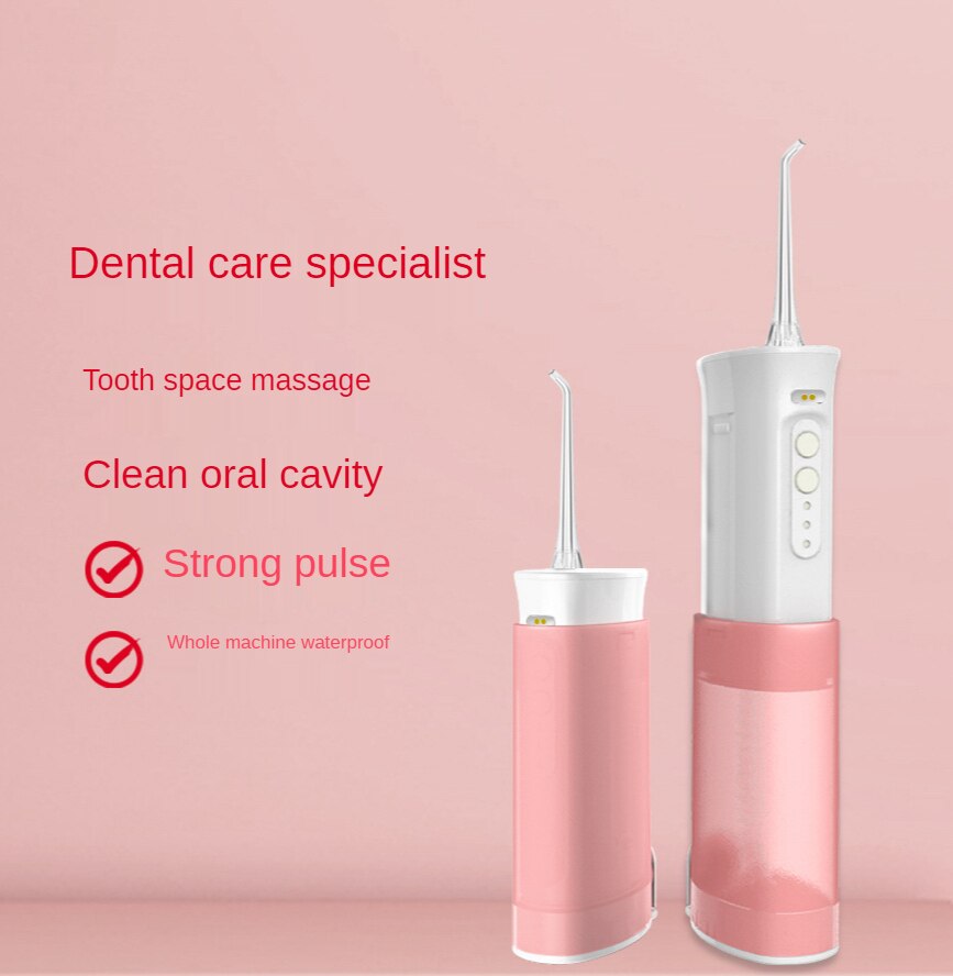 Mkocean irrigatore orale portatile ufficiale 3 modalità Flosser per acqua ricaricabile USB 170ML Flosser dentale professionale per acqua