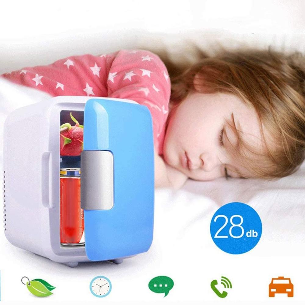 4L Car Refrigerator Automoble Mini Fridge Refrigerators Freezer Cooling Box frigobar Food Fruit Storage Fridge Compressor