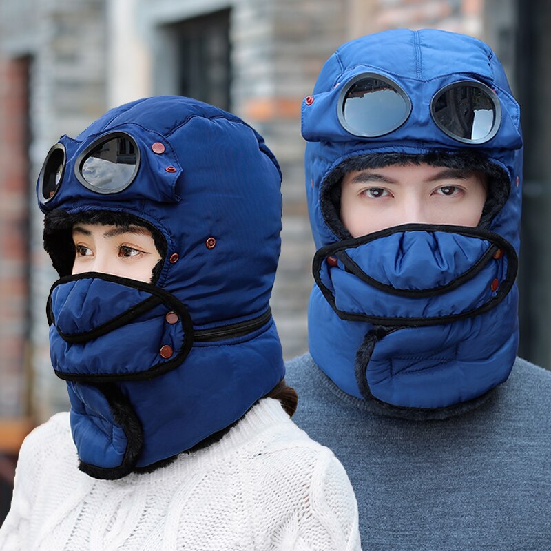 Hoed Vrouwen Herfst En Winter Mannen Outdoor Koude-Proof Oor Bescherming Rijden Elektrische Fiets Winddicht Hoed Warme Katoen Cap