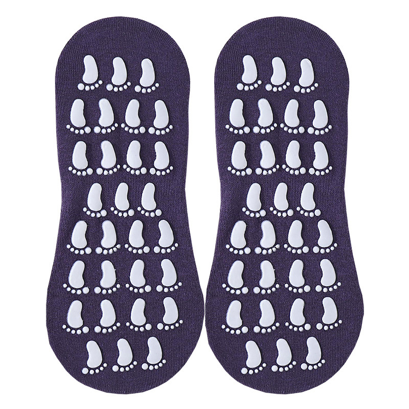 Chaussettes de sol antidérapantes, chaussettes en caoutchouc à pointe, chaussettes de Trampoline, chaussettes de Yoga, anti-Stress, chaussettes de sommeil, chaussettes de sport de gymnastique: 73135