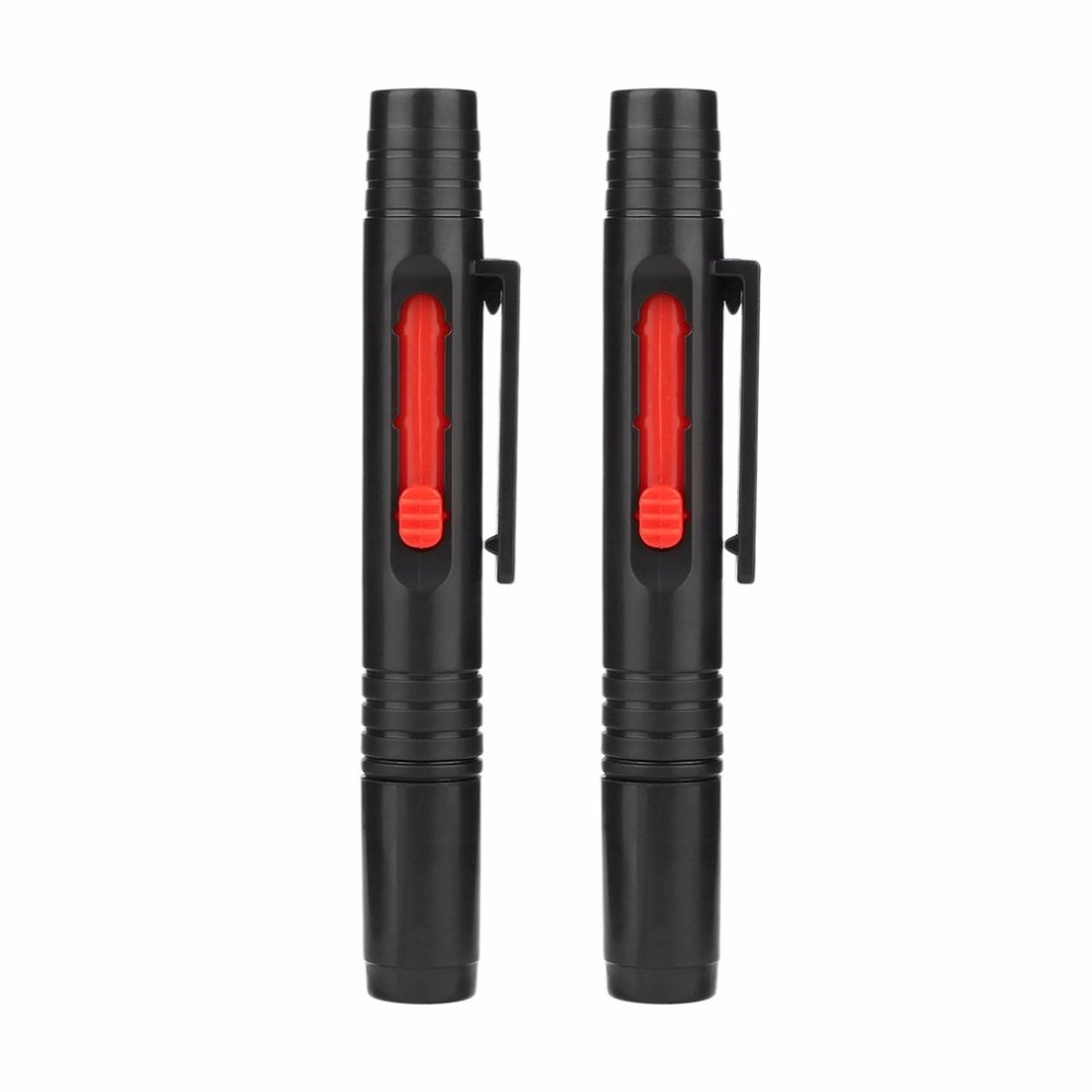 2pcs Onleny Camera Lens Cleaning Pen Portable Dust Cleaner Brush Kit for DSLR Cameras Lens Retractable Cleaning Brush