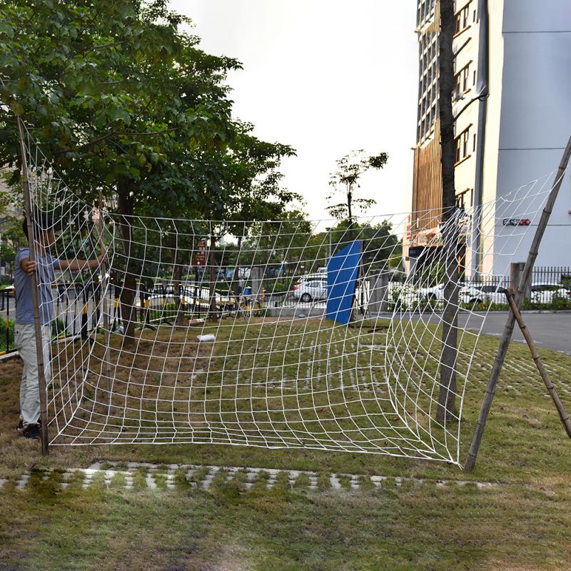 8x4ft Full Size Football Net for Soccer Goal Post Polypropylene Fiber Football Necessity Sports Match Training Tools