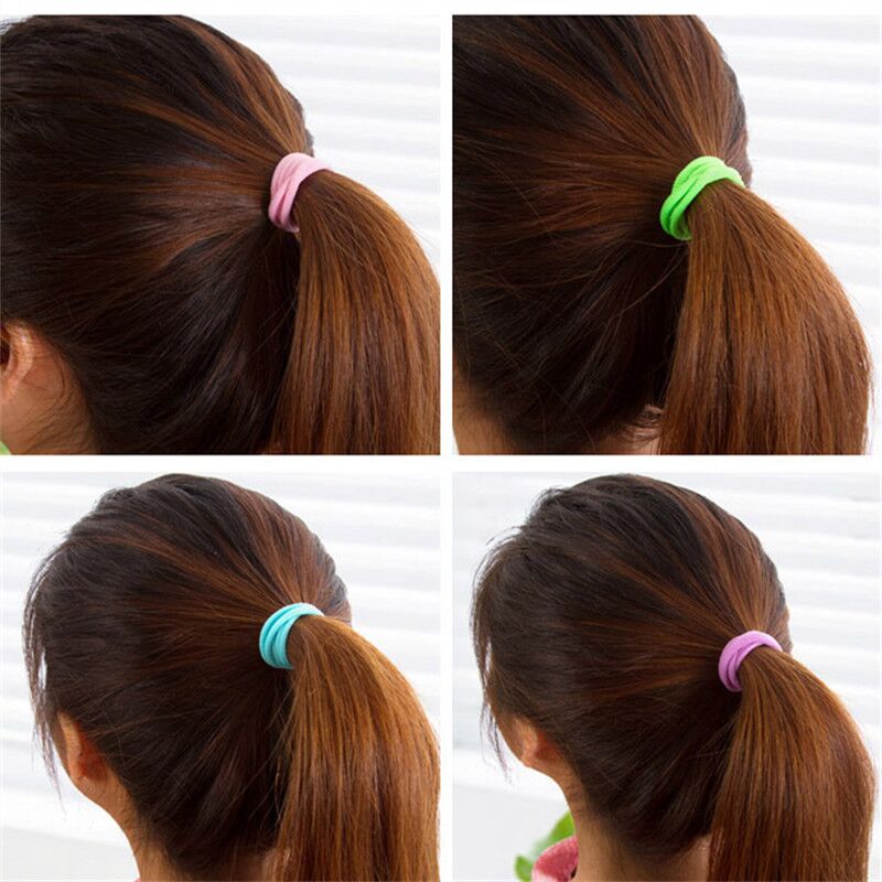 Conjunto de accesorios para el cabello para niña, set de accesorios para el cabello para niña, diadema elástica, varios colores, estilo informal, 100