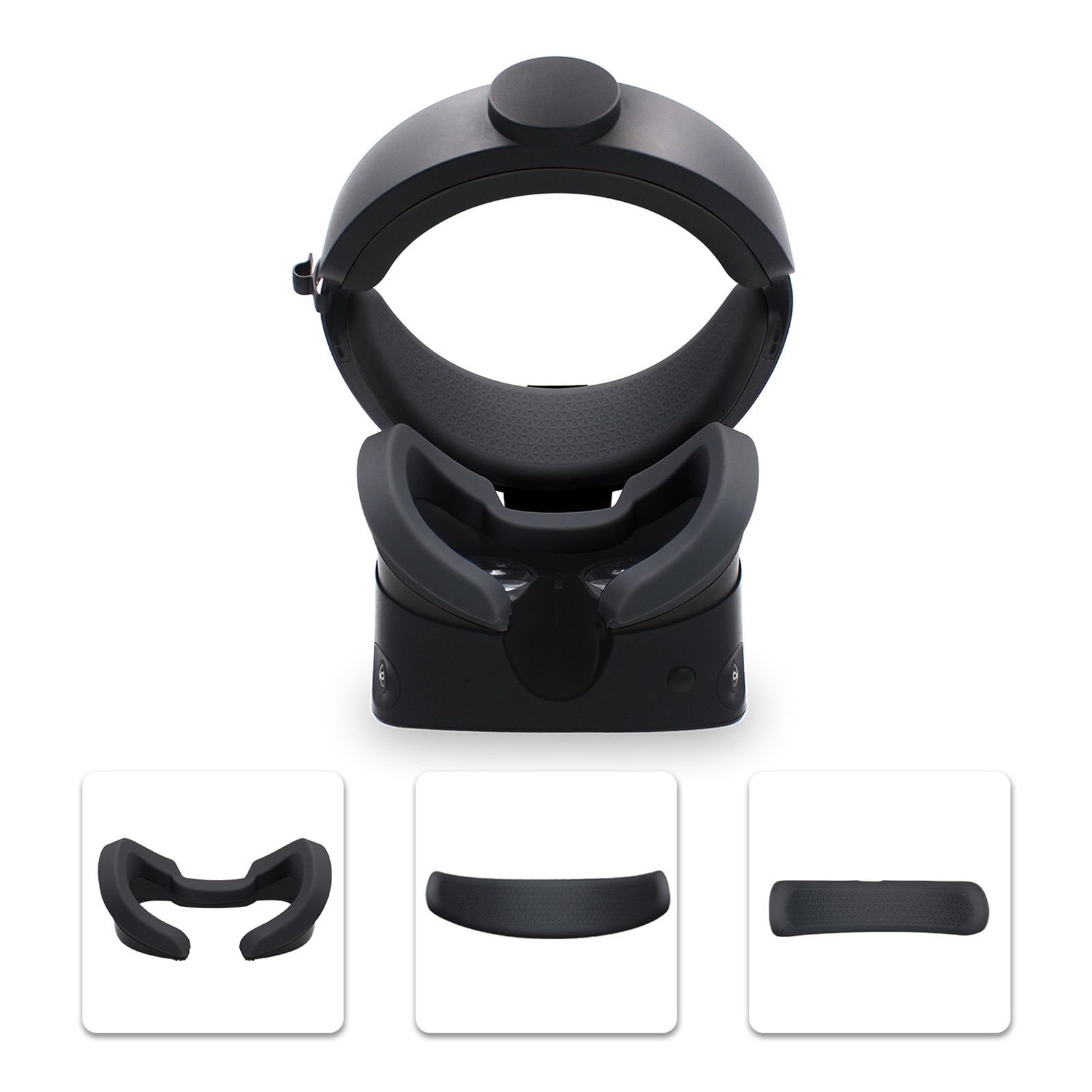 3 In1 Vr Gezicht Pad & Front Achter Foam Siliconen Covers Voor Oculus Rift S Vr Bril Oogmasker gezichtsmasker Huid Rift S Accessoires