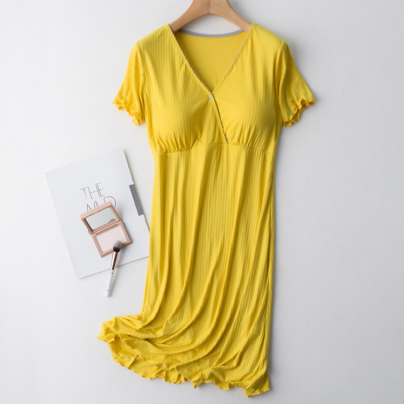 Camisones de lactancia materna para Hospital, ropa de maternidad, pijama de lactancia, vestido de embarazo