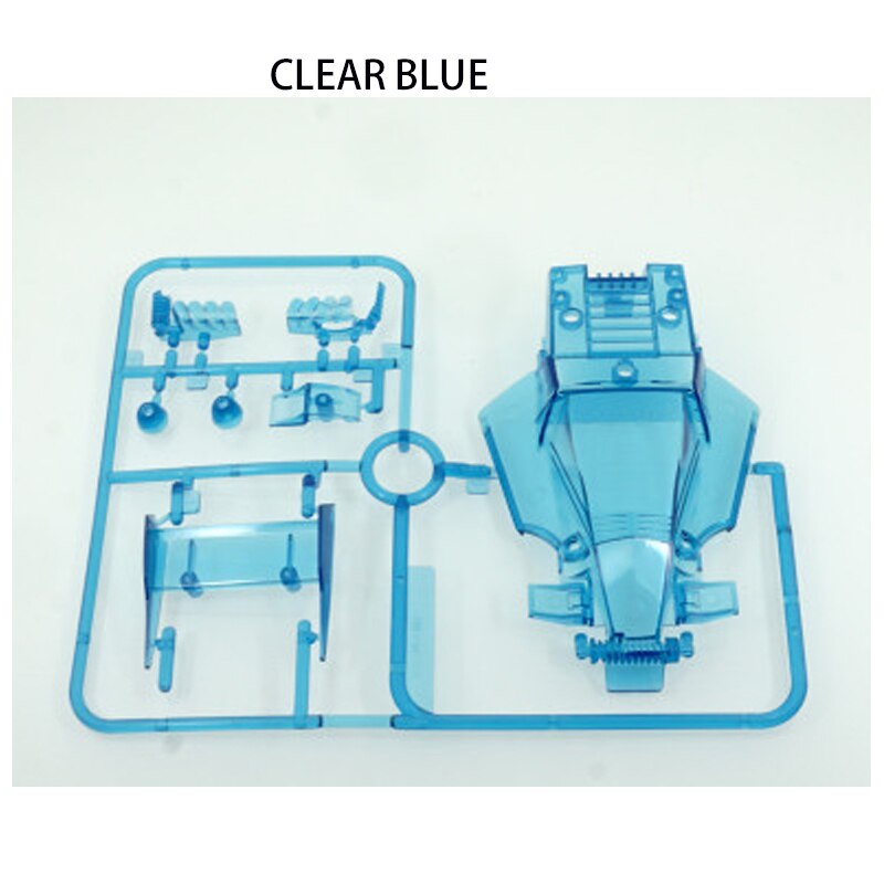 self made mini 4wd parts shells color clear blue/light green/black/red 1pcs-use for T1/T3 chassis 1/32 scale model car CC model