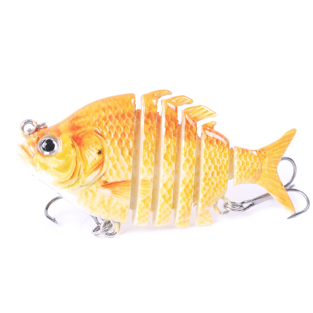 Swimbait Fishing Lures Lifelike Tilapia shape 6.35cm-9.3g Hard Bait 63mm 9.3g Lure With Treble Hook Multi Jointed Lures For Bass