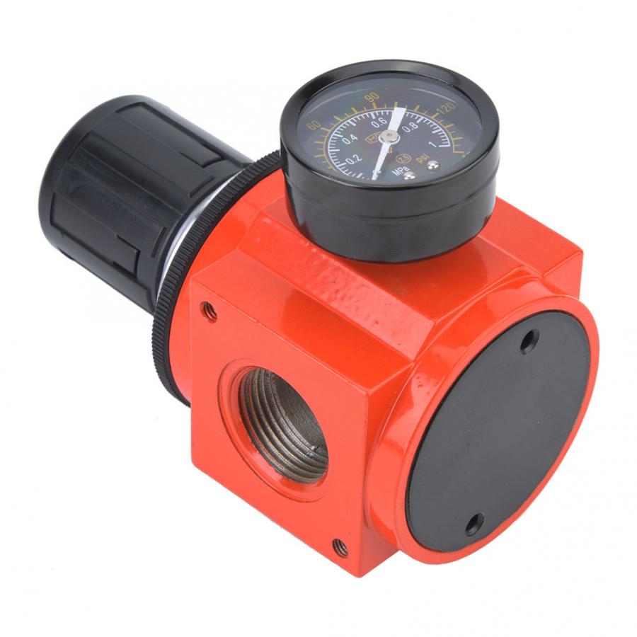 0.05-0.85MPa G1" Port Air Source Gas Pressure Regulator Reducing Valve With Gauge Pneumatic Pressure Regulating Valve