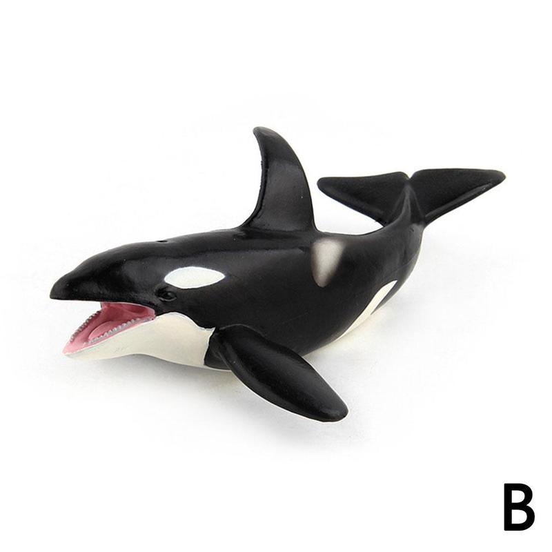 Simulation solide harz Wal modell ozean sealife tiere Modell bule Wal Hai spermien Wal schildkröte Einhorn Wal spielzeug für freundlicher: B