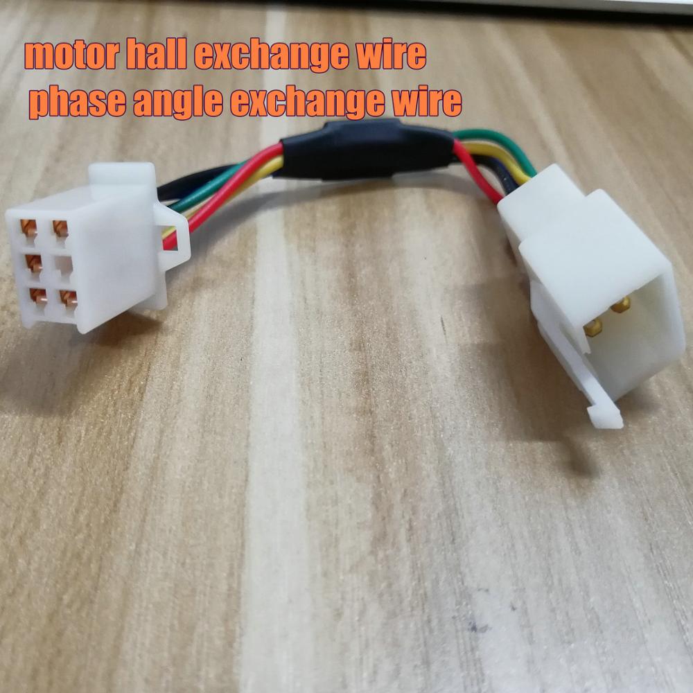 Motor Phase&Controller Phase Angle Exchange Connector 60 to 120 Degree to 60 Phase Angle Hall Transformer Electric Bike Sooter