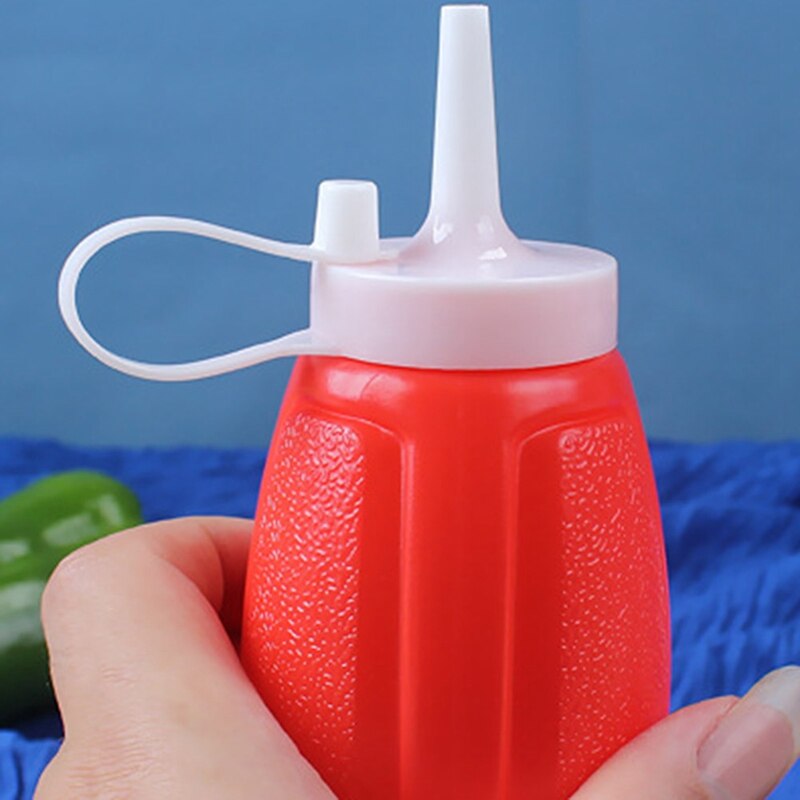 Kleur Willekeurige 1 Paar 2 Maten Keuken Accessoriesplastic Squeeze Fles Kruiderij Dispenser Voor Saus Azijn Olie Ketchup Cruet