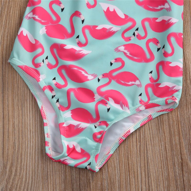 låve jenter hel badedrakt pjokk baby badetøy låve flamingo badedrakt av skulderen badetøy badedrakt