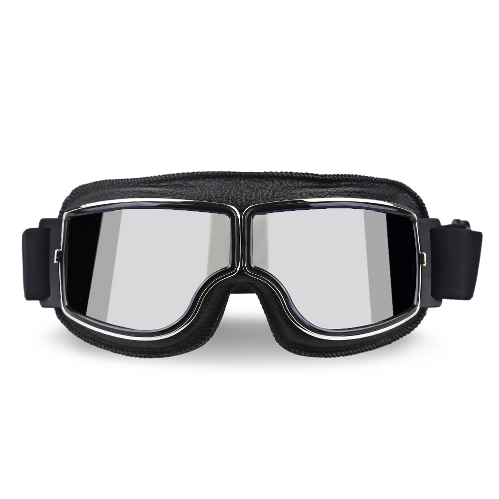 Klassieke Retro Motorcycle Goggles Bril Vintage Moto Goggles Voor Helm UV Bescherming
