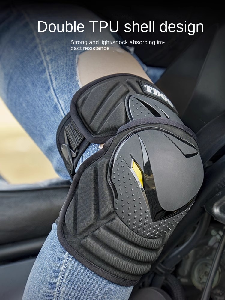 Ginocchiere per moto MTB per adulti Protezione per le articolazioni del corpo Protezione per sci Skateboard Snowboard Protezione per ginocchiera da motocross
