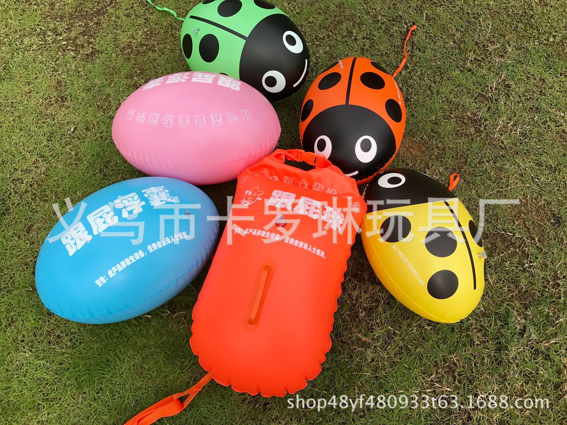 Stor størrelse tyk med fart flydende taske oppustelige flyder bille svømning luftbold svømning forsyninger med fart bøje oppustelig: Flydende taske kan lægge tøj