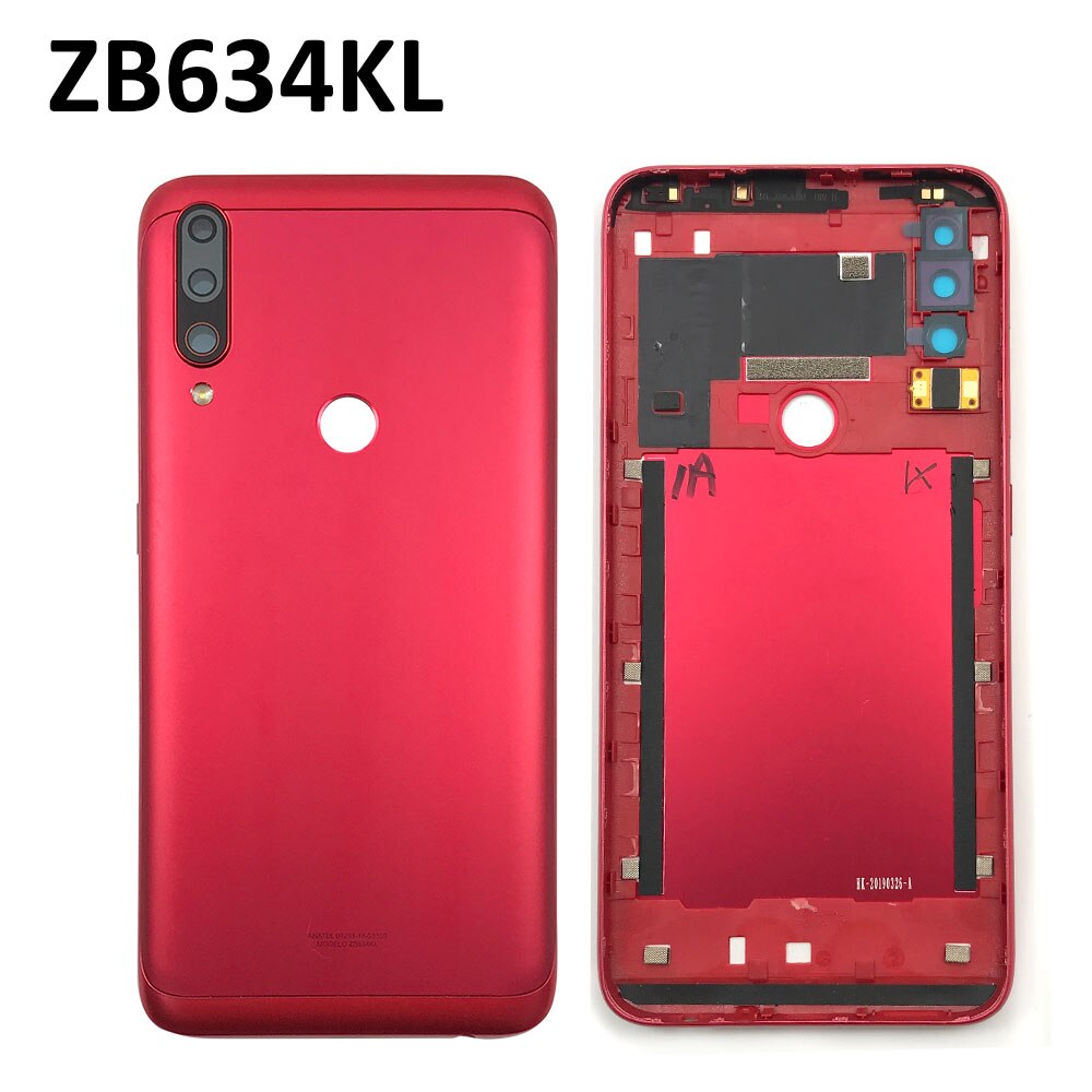 Terug Batterij Deur Achter Behuizing Cover Case + Camera Lens + Side Key + Volume Knop Voor Asus Zenfone Max plus (M2) ZB634KL A001D