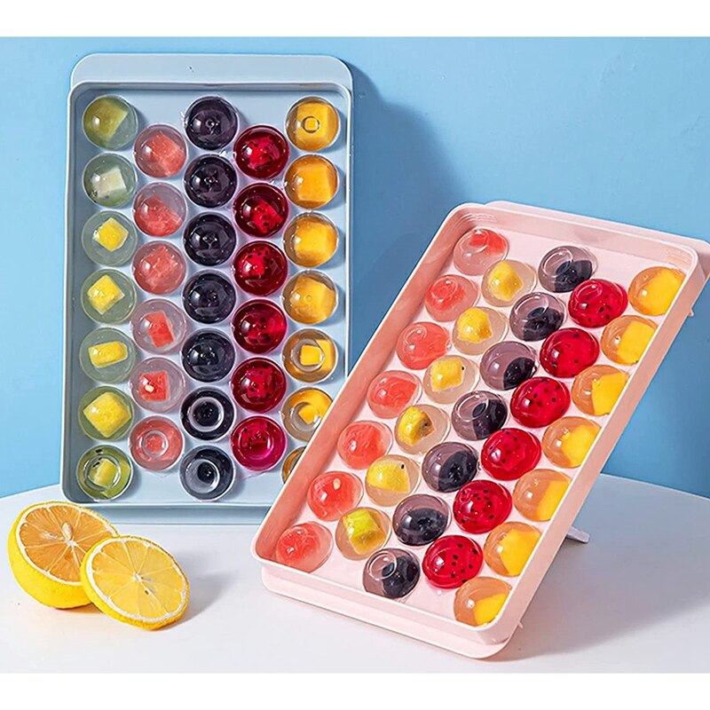 Ronde Ice-Cube Trays, Ice-Cube Maker Mold Voor Vriezer, cirkel Ice-Cube Tray Maken Bol Ijs Chilling Cocktail